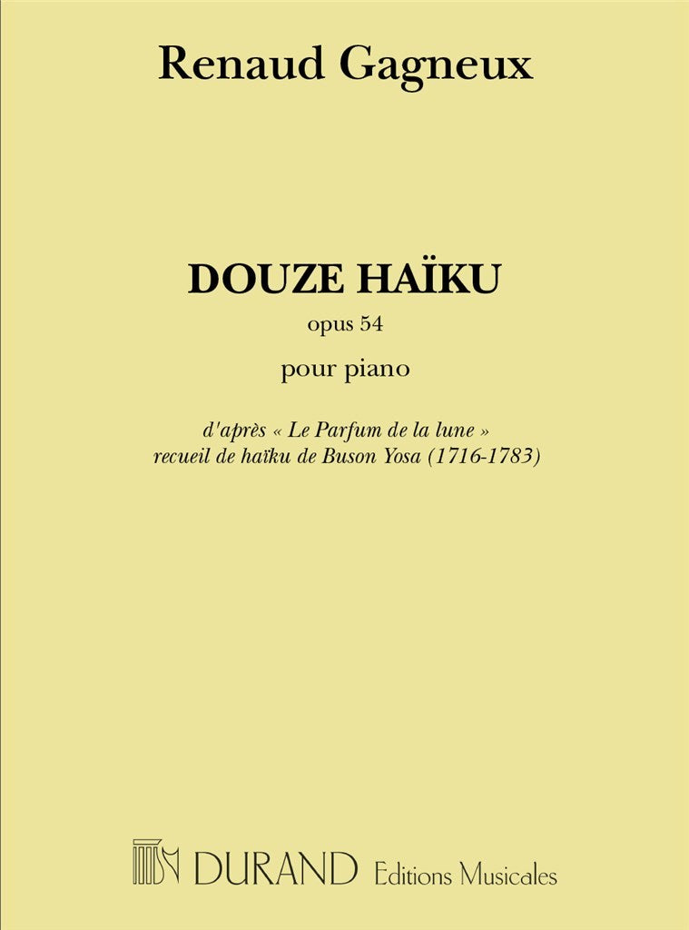 12 Haiku Piano