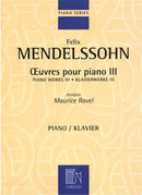 Oeuvres Pour Piano - Vol. 3 Revision Maurice Ravel
