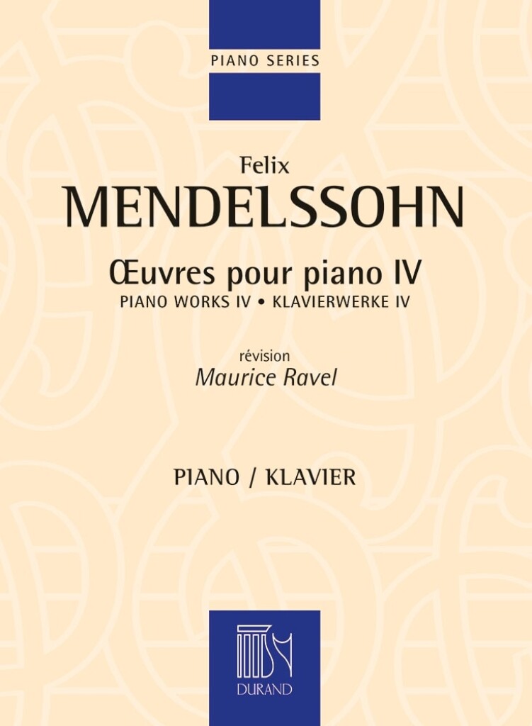 Oeuvres Pour Piano - Vol. 4 Revisione Maurice Rave
