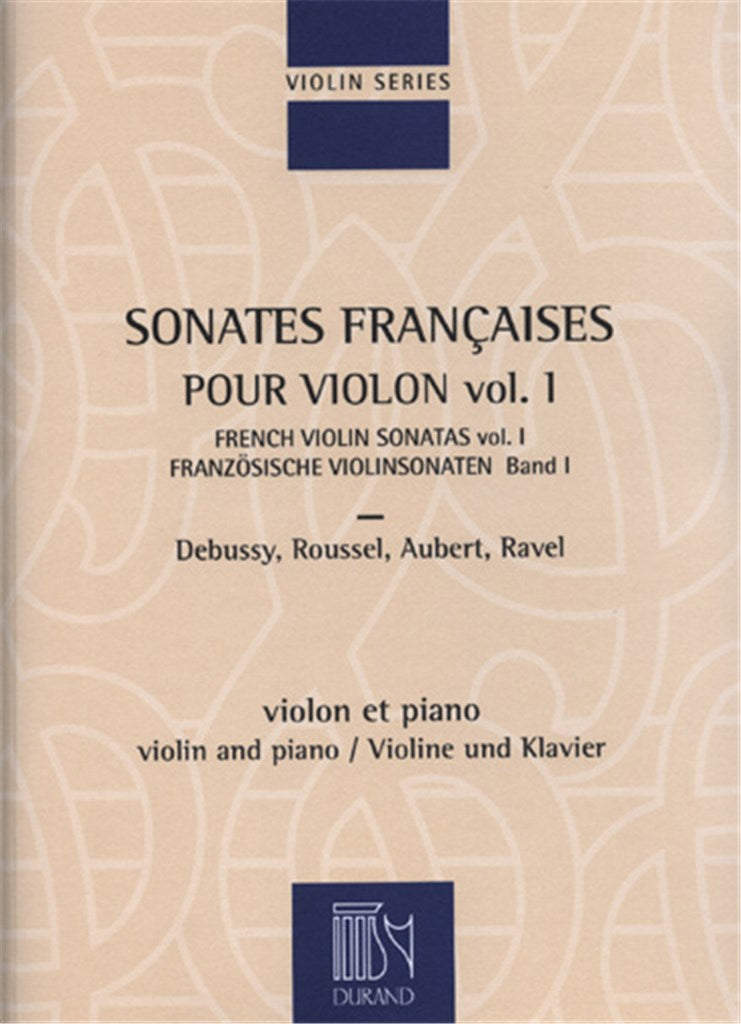 Sonates françaises pour violon = French Violin Sonatas, vol. 1