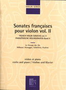 Sonates françaises pour violon = French Violin Sonatas, vol. 2
