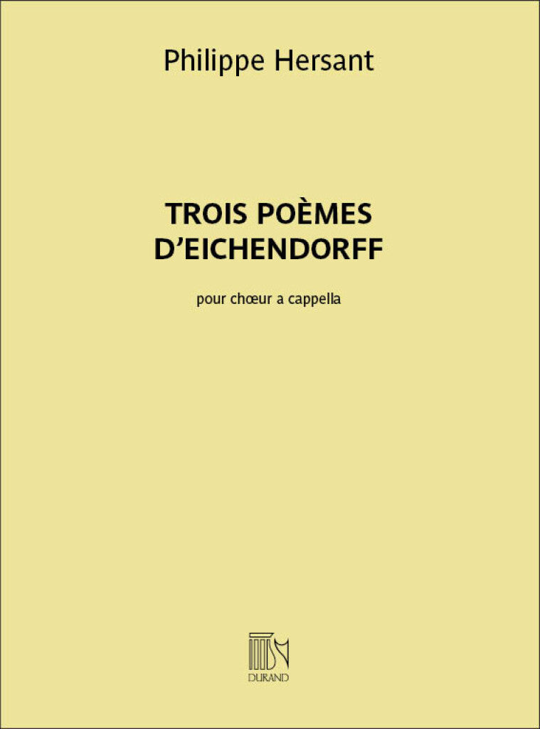 Trois Poemes D'Eichendorff