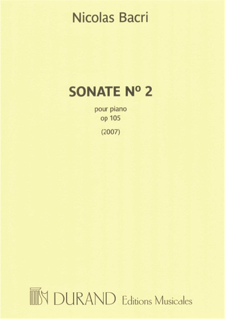Sonate Nº 2, op. 105
