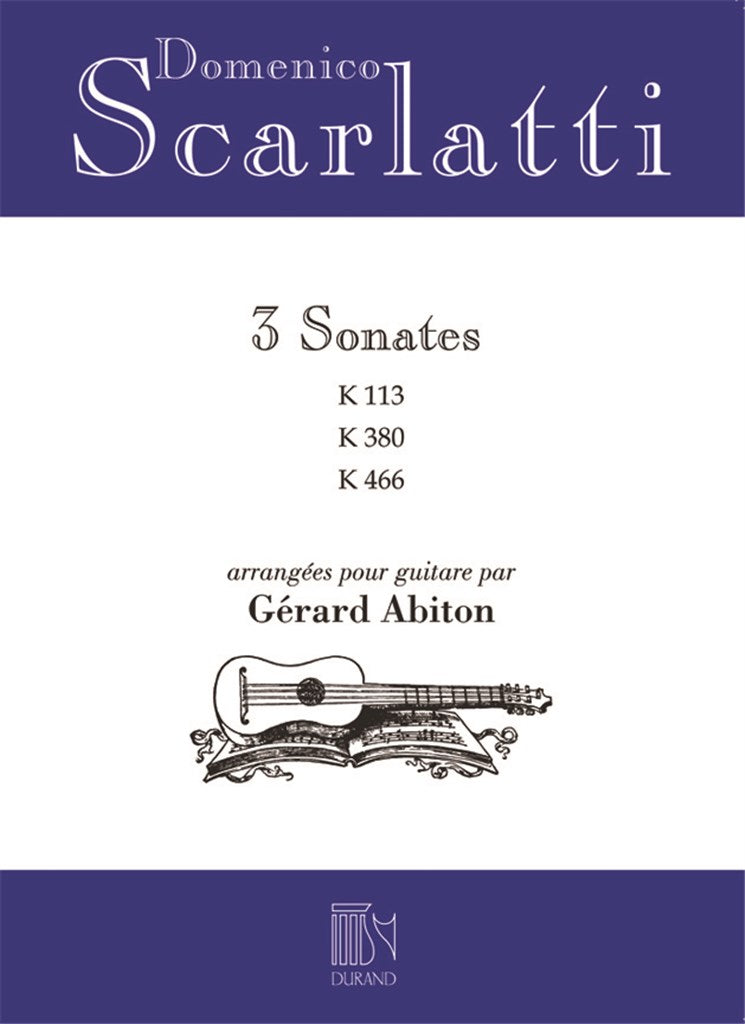 3 Sonates K.113 / K.380 / K.466