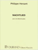 Nachtlied, Sur Un Poeme de Georg Trakl (Medium Voice and Piano)