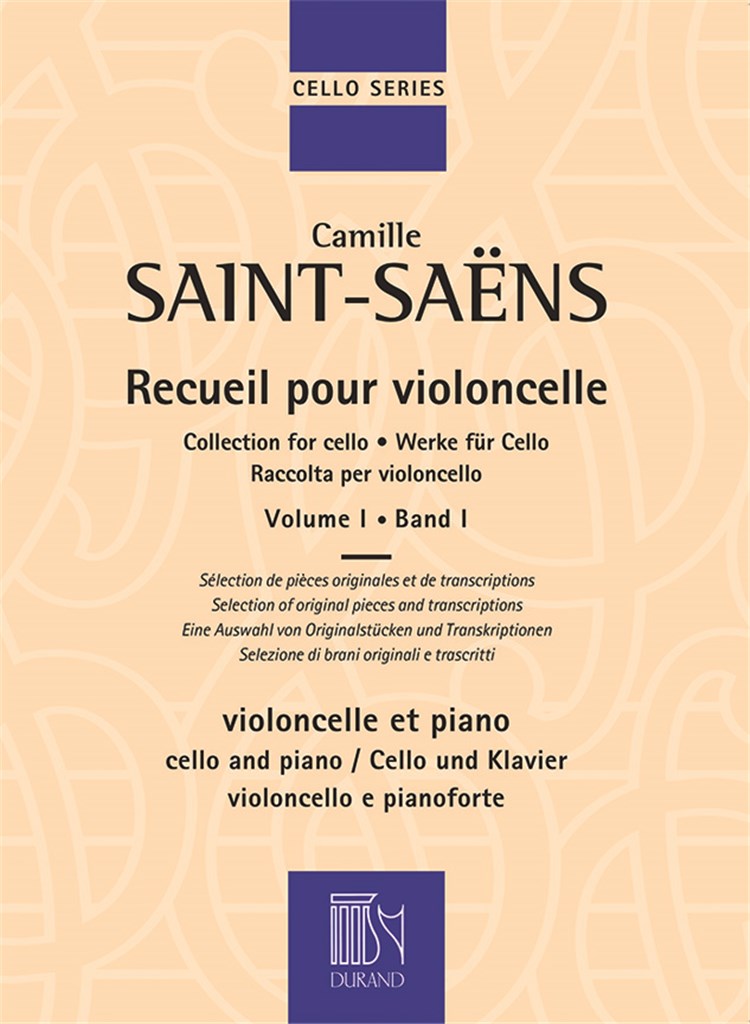 Recueil pour Violoncelle et Piano, Vol. 1