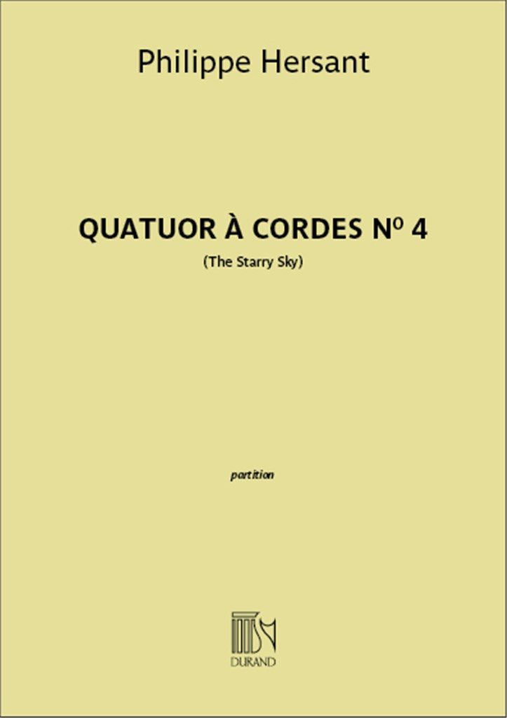 Quatuor à cordes n° 4 (Score Only)