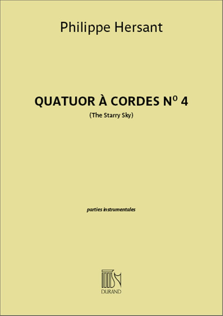 Quatuor à cordes n° 4 (Set of Parts)