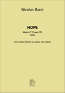 Hope opus 113 - Motet n° 11