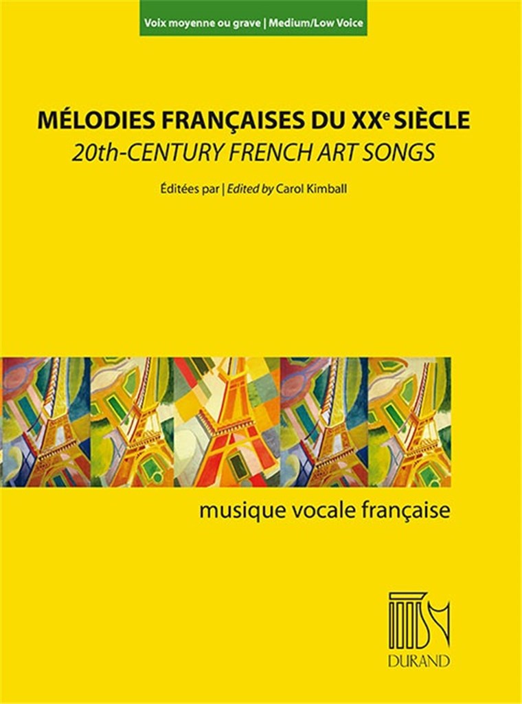 Mélodies françaises du XXe Siècle (Medium/Low Voice)
