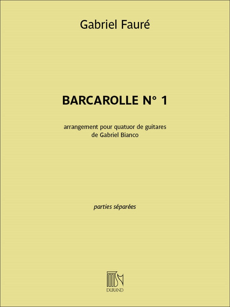 Barcarolle n°1 (Set of Parts)