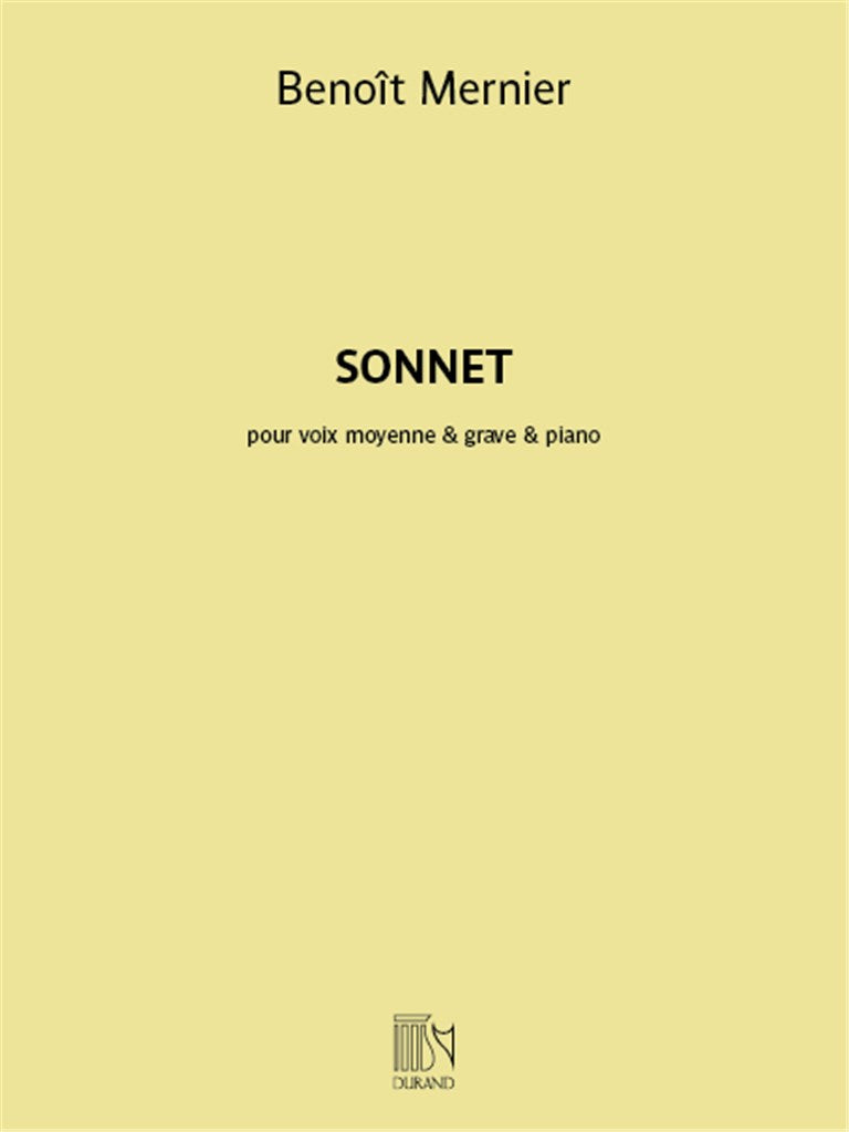 Sonnet (Medium or Low Voice)