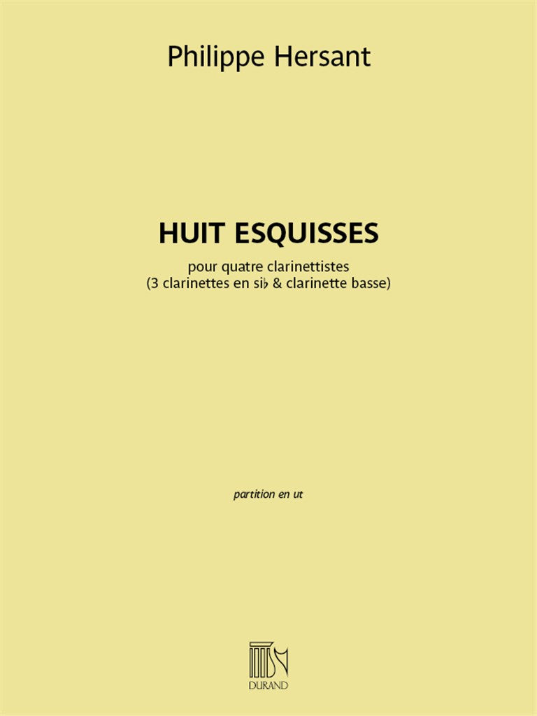 Huit esquisses (Score Only)