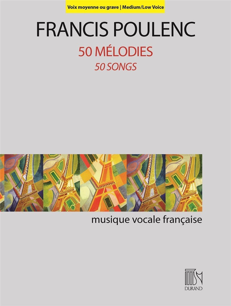 50 Mélodies (Medium/Low Voice)