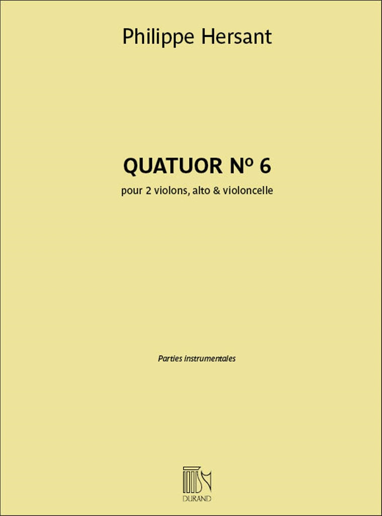 Quatuor N° 6 (Set of Parts)