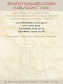 Sonates françaises choisies