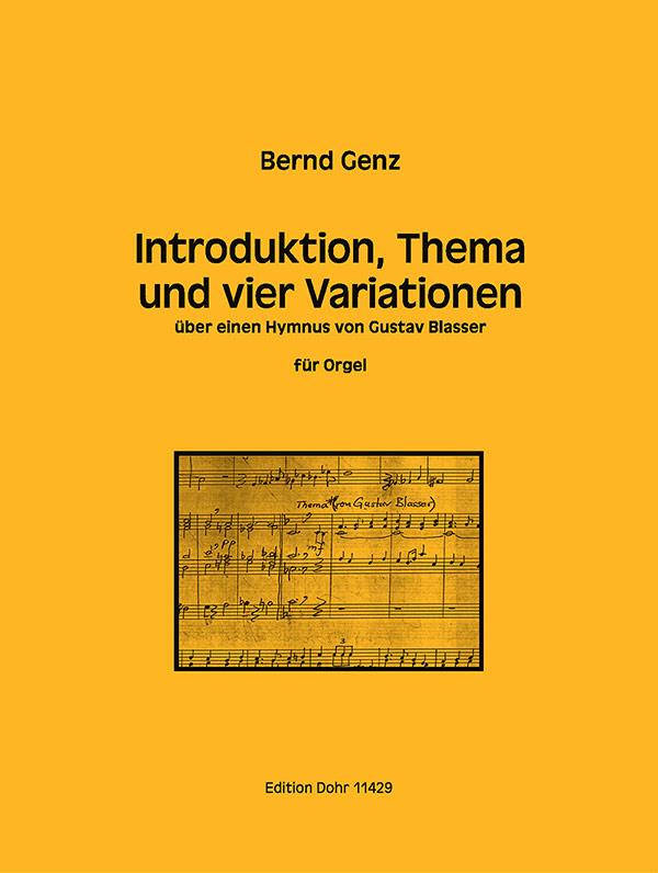 Introduktion, Thema und Vier Variationen