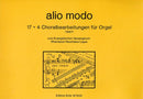 alio modo / 17 + 4 Chorales to Evening Hymns