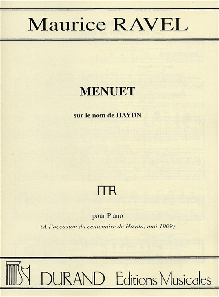 Menuet Sur Le Nom de Haydn