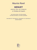 Menuet (extrait du Tombeau de Couperin)