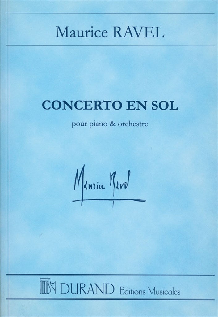 Concerto en Sol Pour Piano et Orchestra