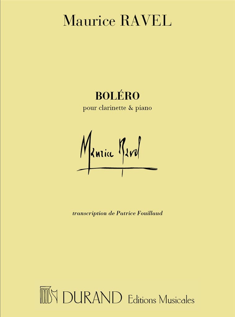 Bolero (Score Only)