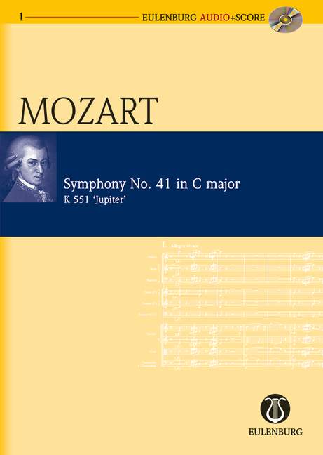 Sinfonie Nr. 41 C-Dur KV 551 [study score + CD]