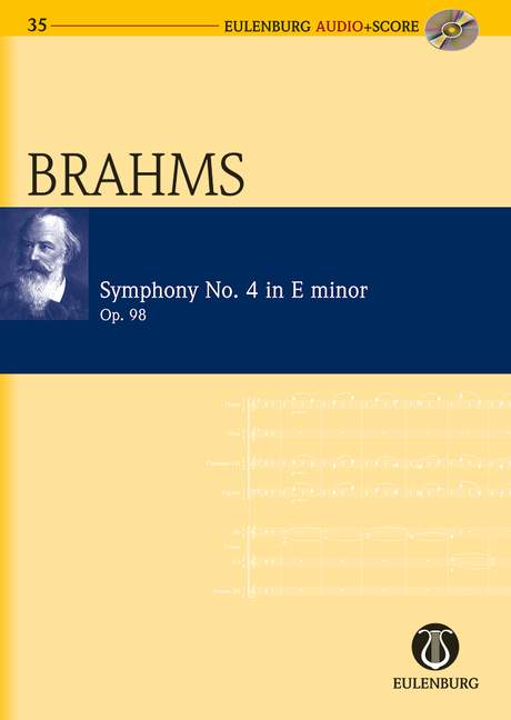 Sinfonie Nr. 4 e-Moll op. 98 [study score + CD]