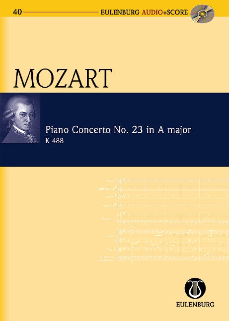 Konzert Nr. 23 A-Dur KV 488 [study score + CD]