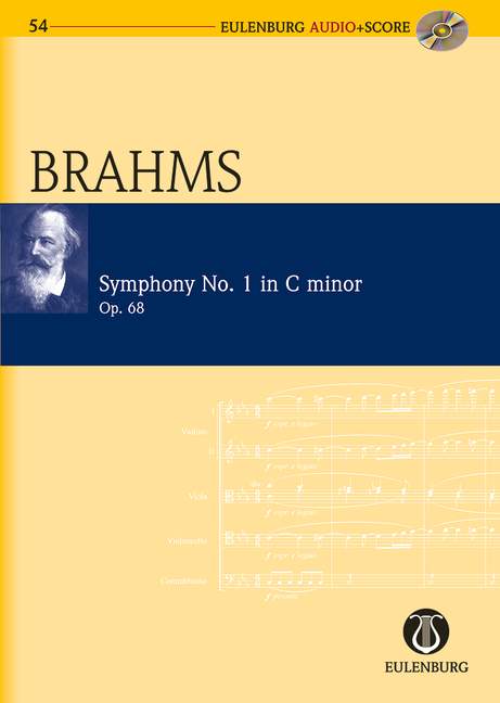 Sinfonie Nr. 1 c-Moll op. 68 [study score + CD]