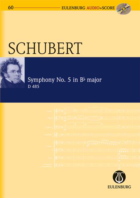 Sinfonie Nr. 5 B-Dur D 485 [study score + CD]