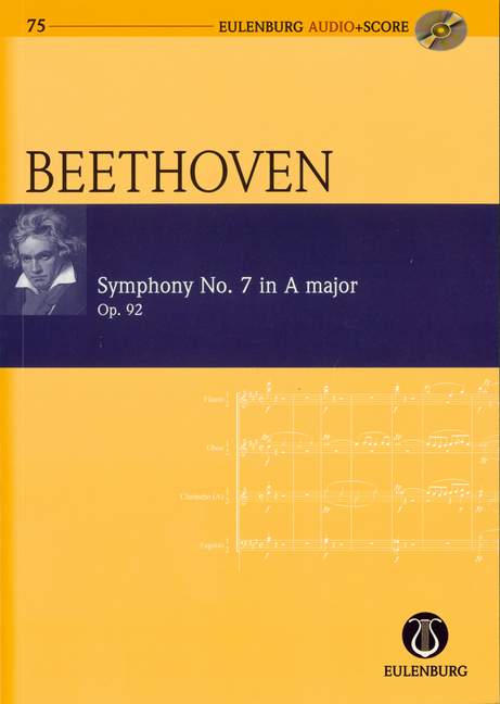 Sinfonie Nr. 7 A-Dur op. 92 [study score + CD]