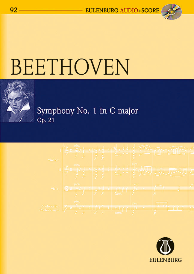 Sinfonie Nr. 1 C-Dur op. 21 [study score + CD]