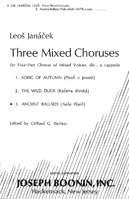 3 Mixed Choruses: Ancient Ballads