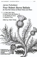 Four Robert Burns Ballads: A red, red Rose