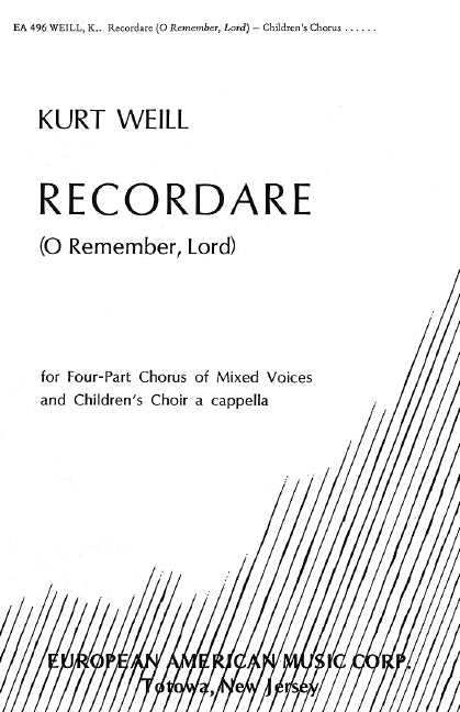 Recordare op. 11 [choral part]