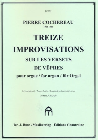 Treize Improvisations sur les Versets de Vêpres
