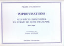 Neuf Pièces improvisées en forme de Suite française (Man. und Ped.)