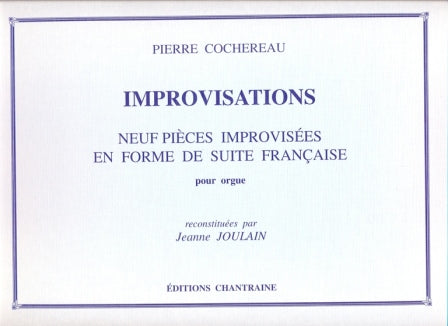 Neuf Pièces improvisées en forme de Suite française (Man. und Ped.)