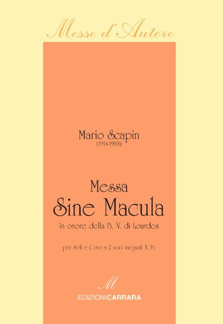 Messa Sine Macula