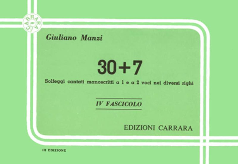 Solfeggi Cantati Manoscritti, vol. 1