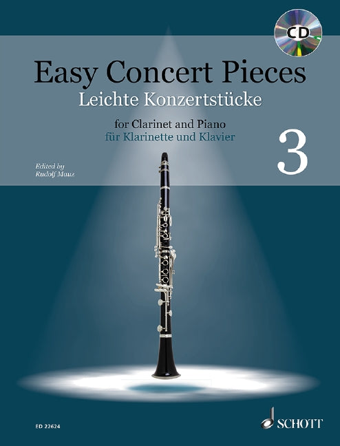Easy Concert Pieces, vol. 3 [clarinet and piano]
