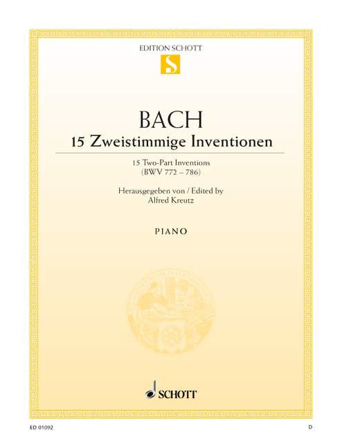 15 Zweistimmige Inventionen BWV 772-786