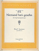 Niemand hat's gesehn op. 9, Book X Nr. 4 [medium voice and piano]