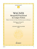 Morgenlich leuchtend im rosigen Schein