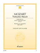 Türkischer Marsch KV 331 [violin and piano]