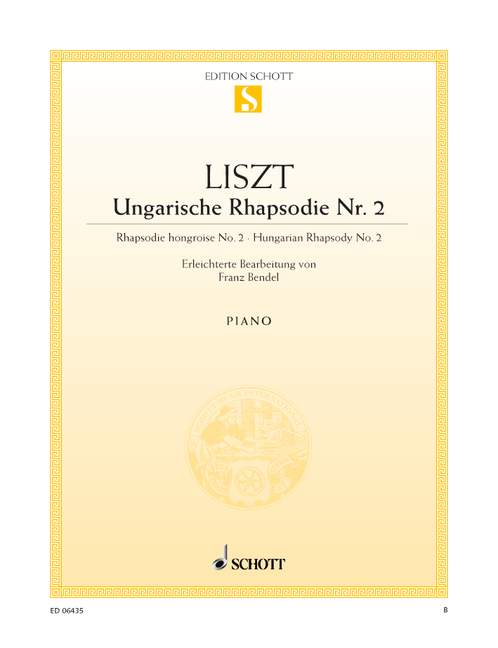 Ungarische Rhapsodie: No. 2 C-sharp minor (easy version)