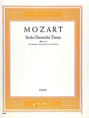 Sechs deutsche Tänze KV 586/6, 567/4 + 5, Book 1