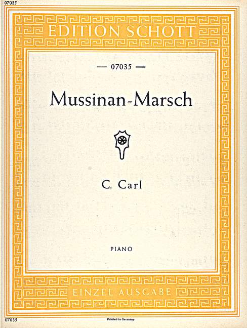 Mussinan-Marsch A-Dur