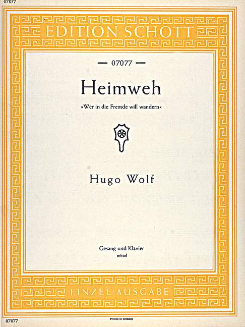 Heimweh [medium voice and piano]